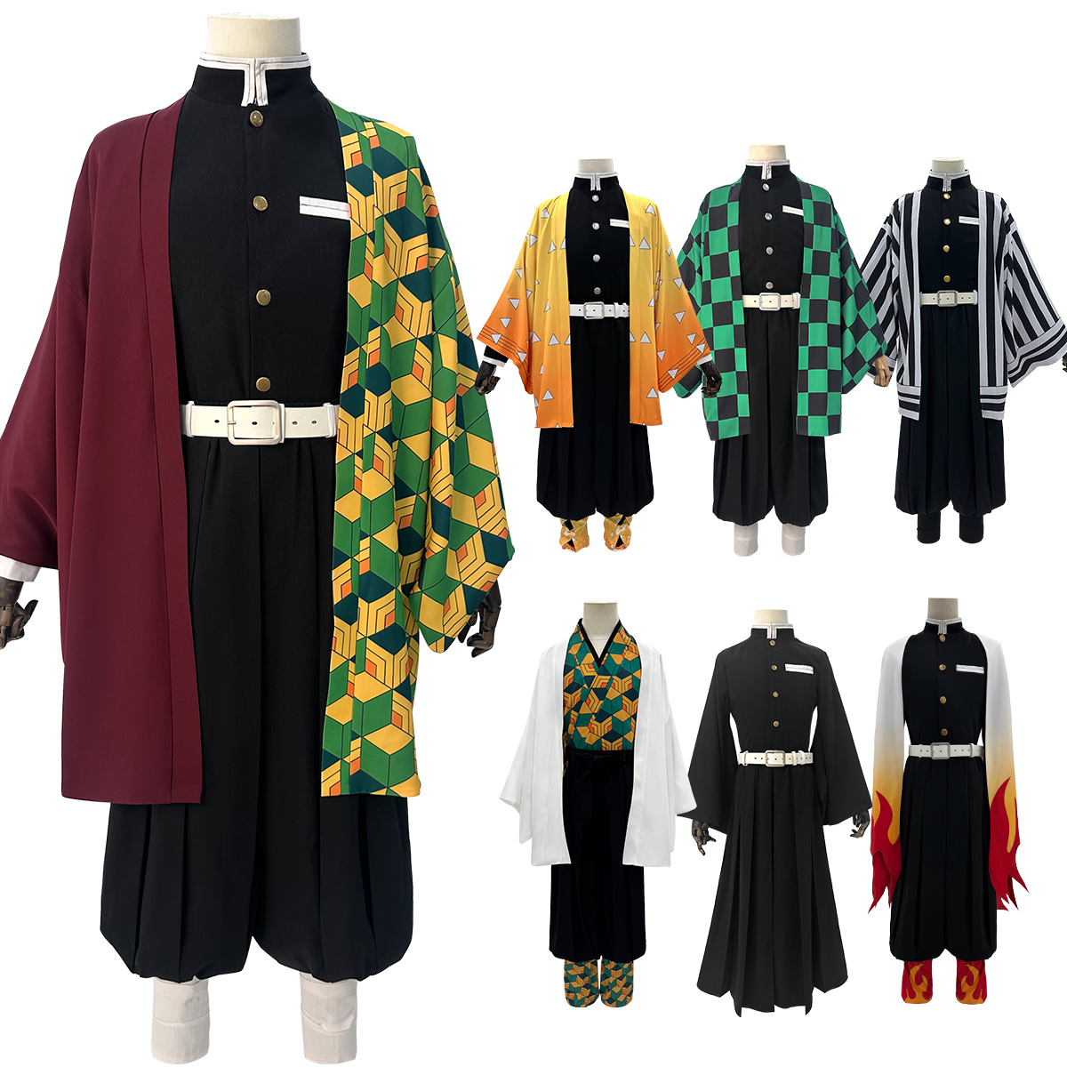 Haori Japanese Jacket - HOLOUN Anime Cosplay Costume Tomioka Giyuu