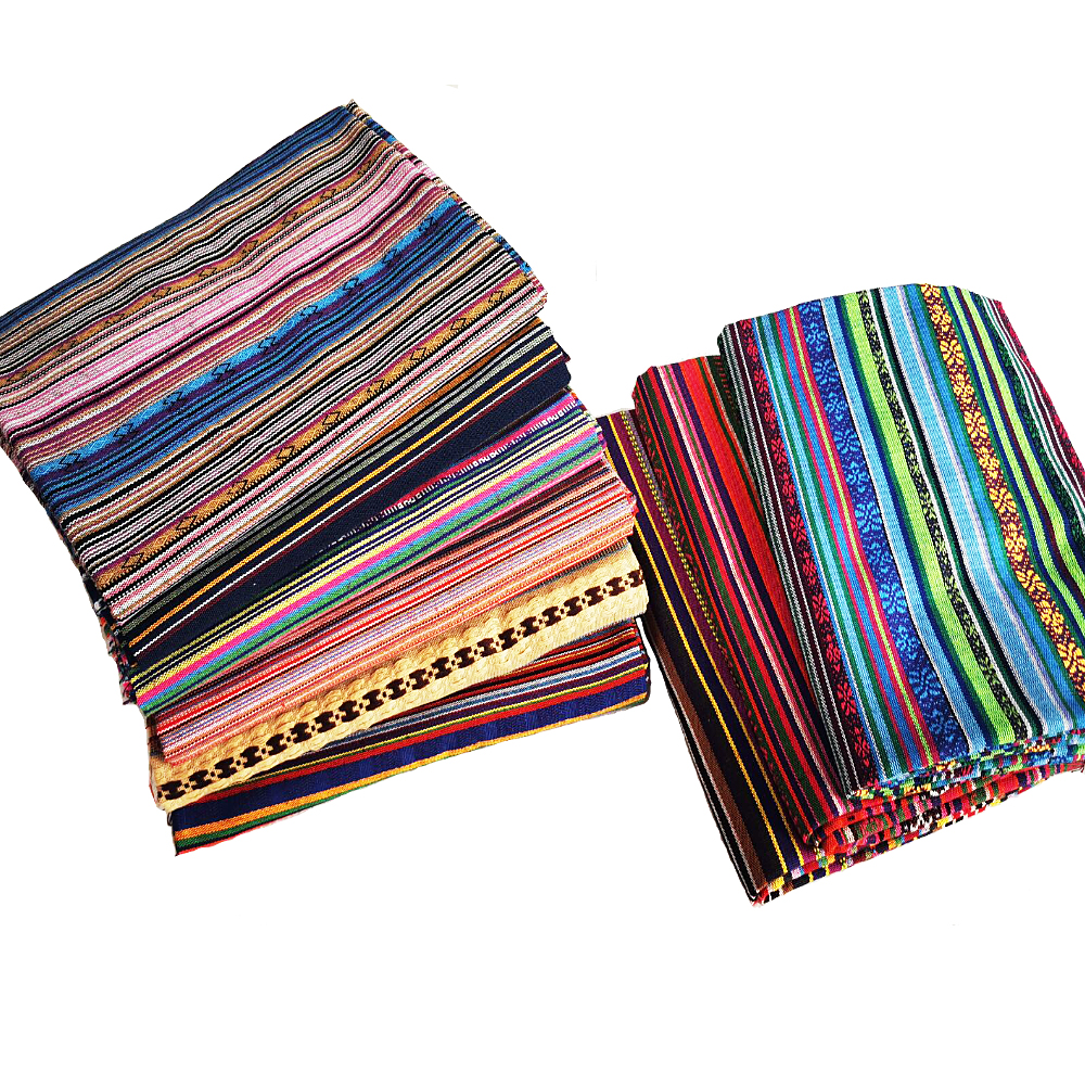 Batik Sarong Wrap - Teramila Ethnic Cotton Linen Fabric 0.5-2Yards