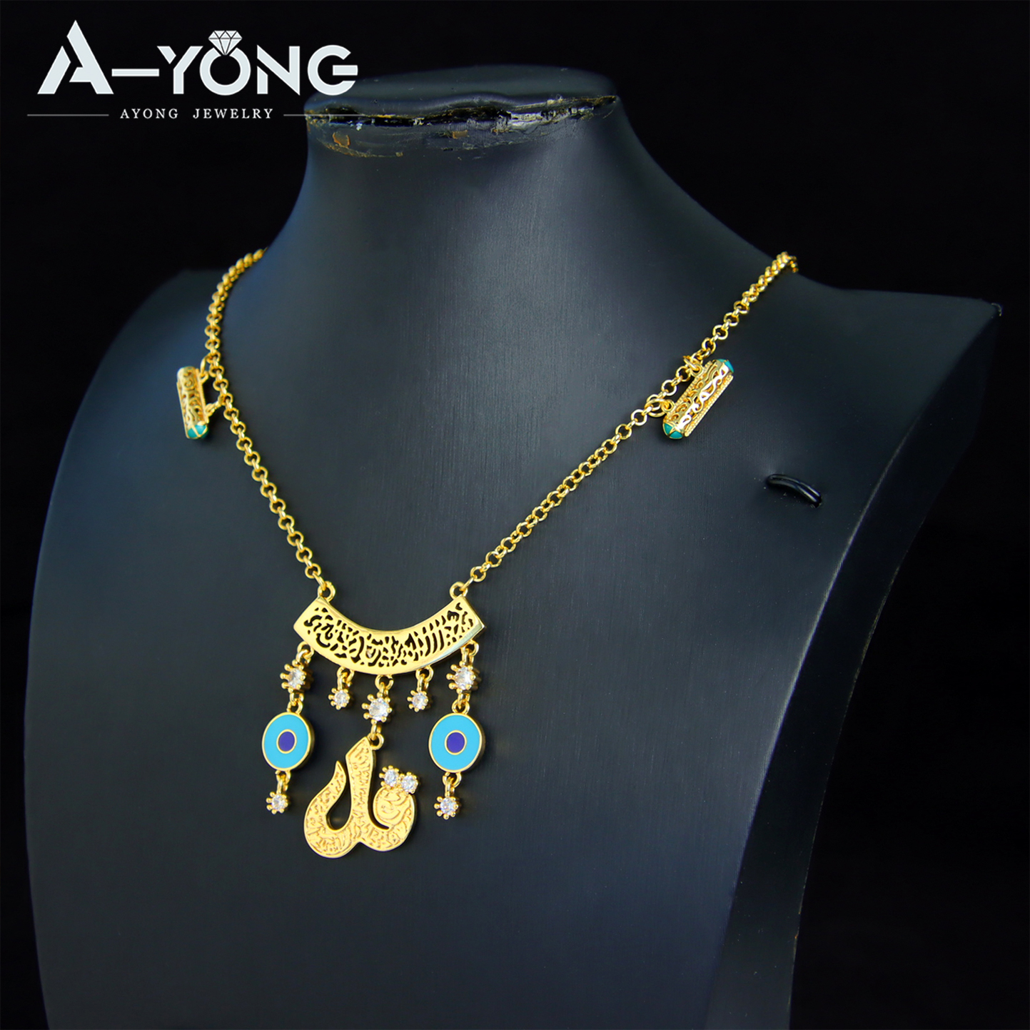 Ethnic Fashion Dubai - Ethiopia Gold Plated Bridal Jewelry 21k
