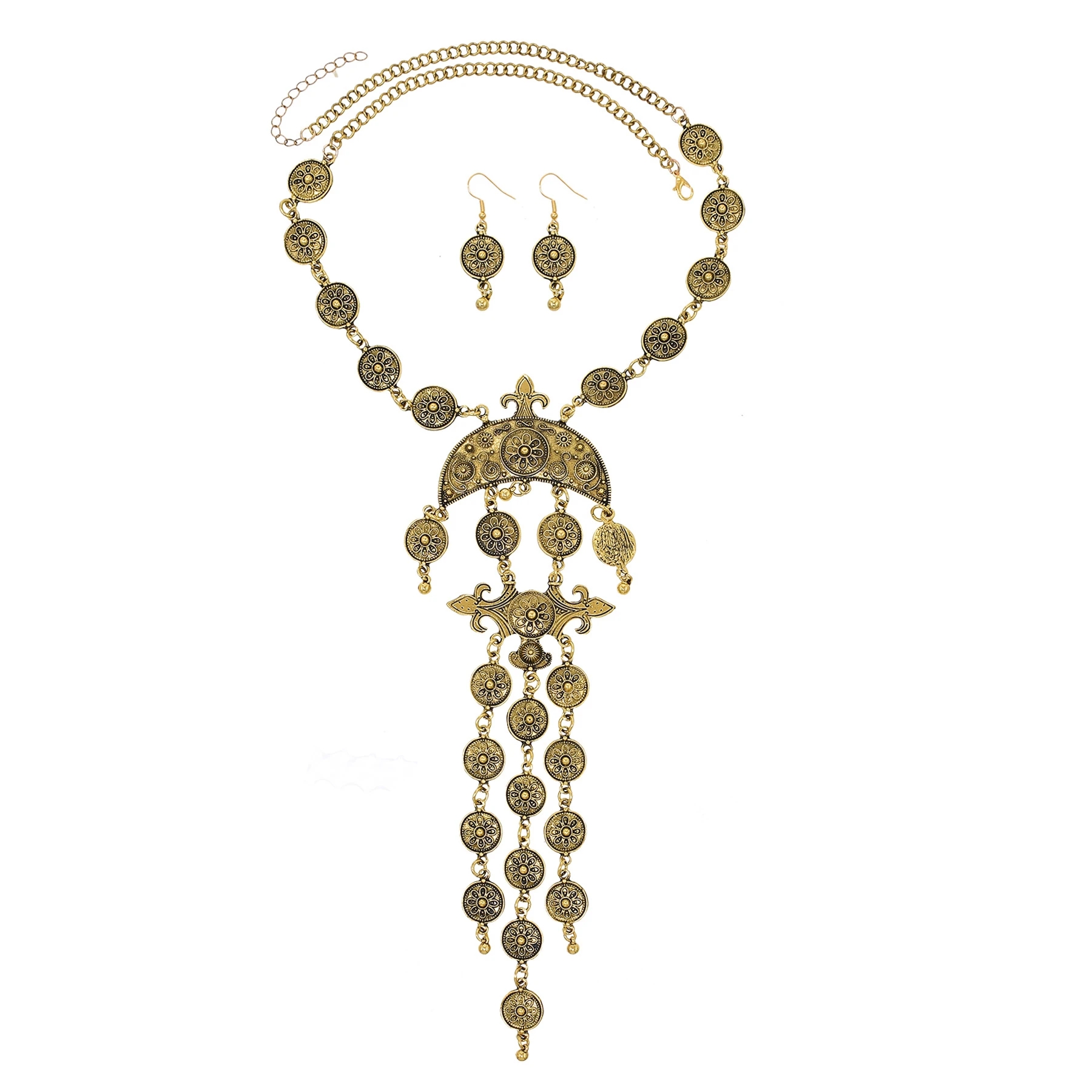 Ethnic Moon Carved Choker Neck - Ethnic Fashion Pakistan recensie en prijs