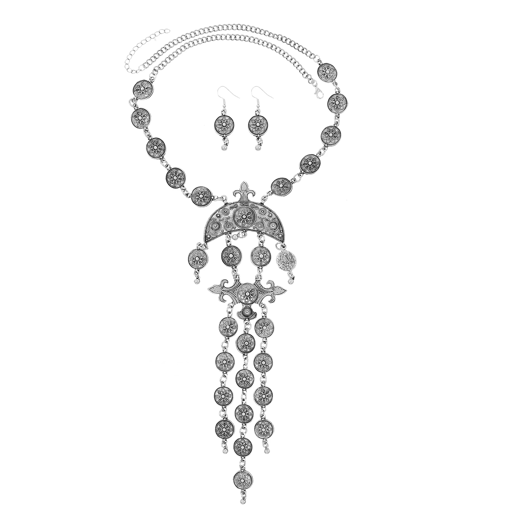 Ethnic Moon Carved Choker Neck - Ethnic Fashion Pakistan recensie en prijs