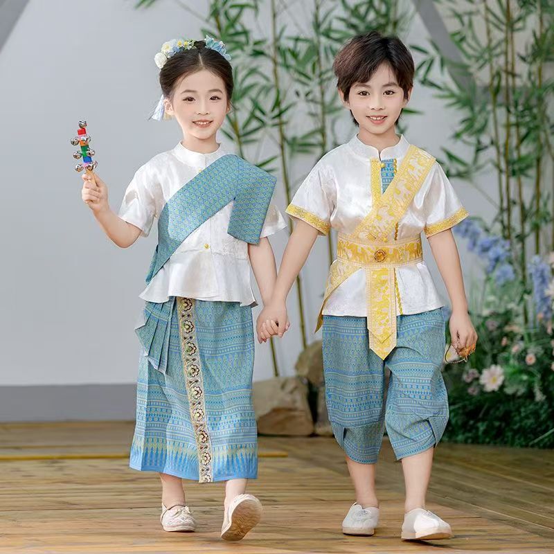 Thailand Myanmar boy girl Dai  - Batik Sarong Wrap recensie en prijs