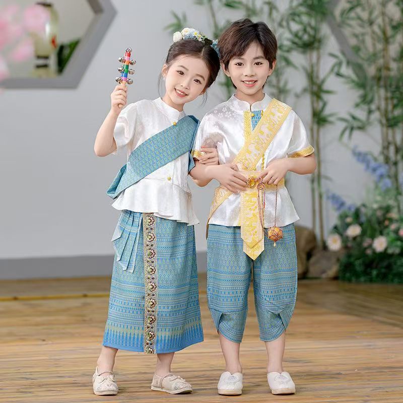 Thailand Myanmar boy girl Dai  - Batik Sarong Wrap recensie en prijs