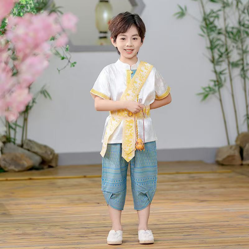Thailand Myanmar boy girl Dai  - Batik Sarong Wrap recensie en prijs