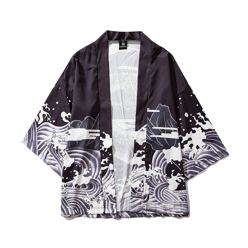 Yukata Male Chinese Dragon Cos - Haori Japanese Jacket recensie en prijs