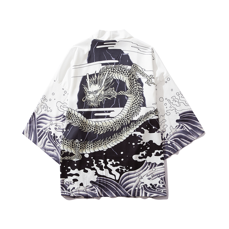 Yukata Male Chinese Dragon Cos - Haori Japanese Jacket recensie en prijs