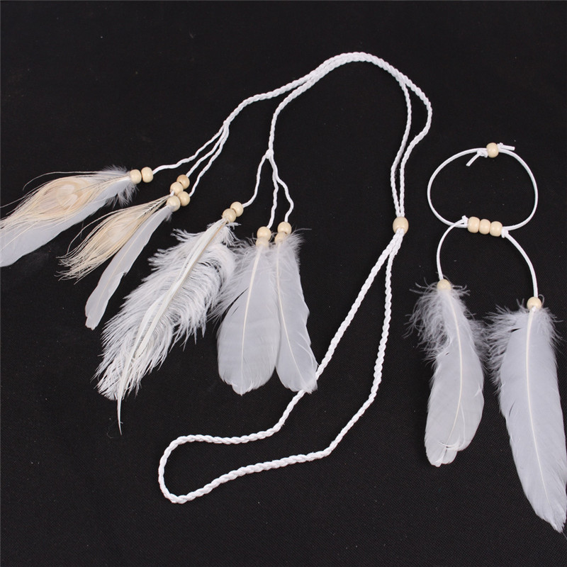 The Indian White Feather Headb - Ethnic Fashion India recensie en prijs