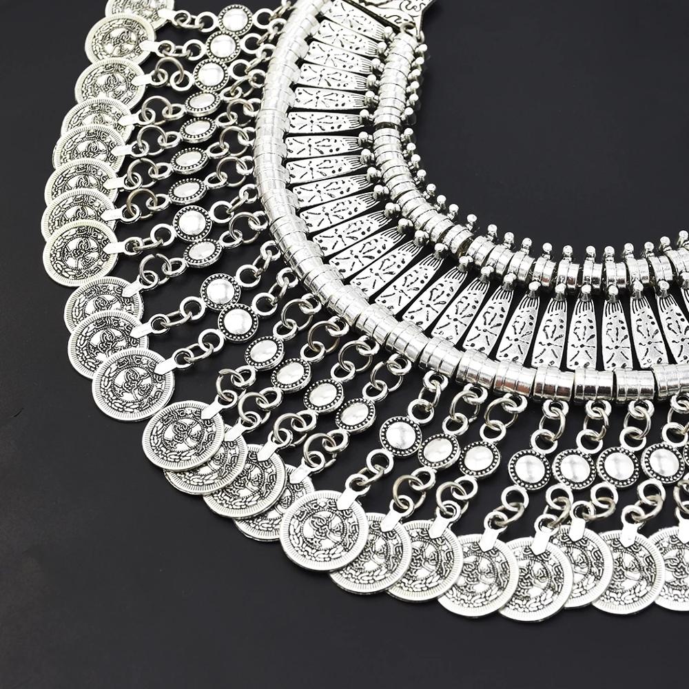 Vintage Silvery Coins Necklace - Ethnic Fashion Pakistan recensie en prijs