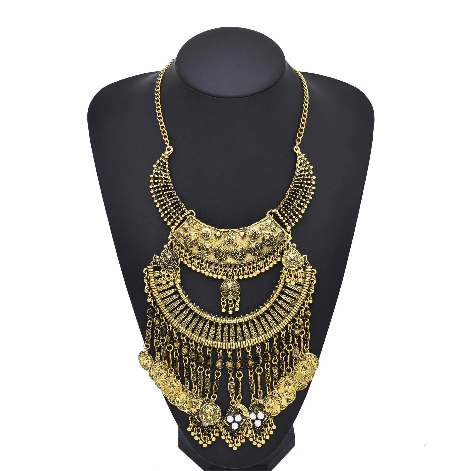 Retro Golden Gypsy Afghan Coin - Ethnic Fashion Pakistan recensie en prijs
