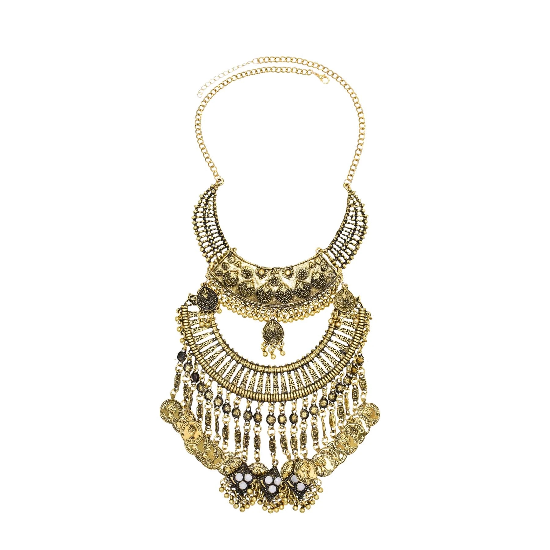 Retro Golden Gypsy Afghan Coin - Ethnic Fashion Pakistan recensie en prijs