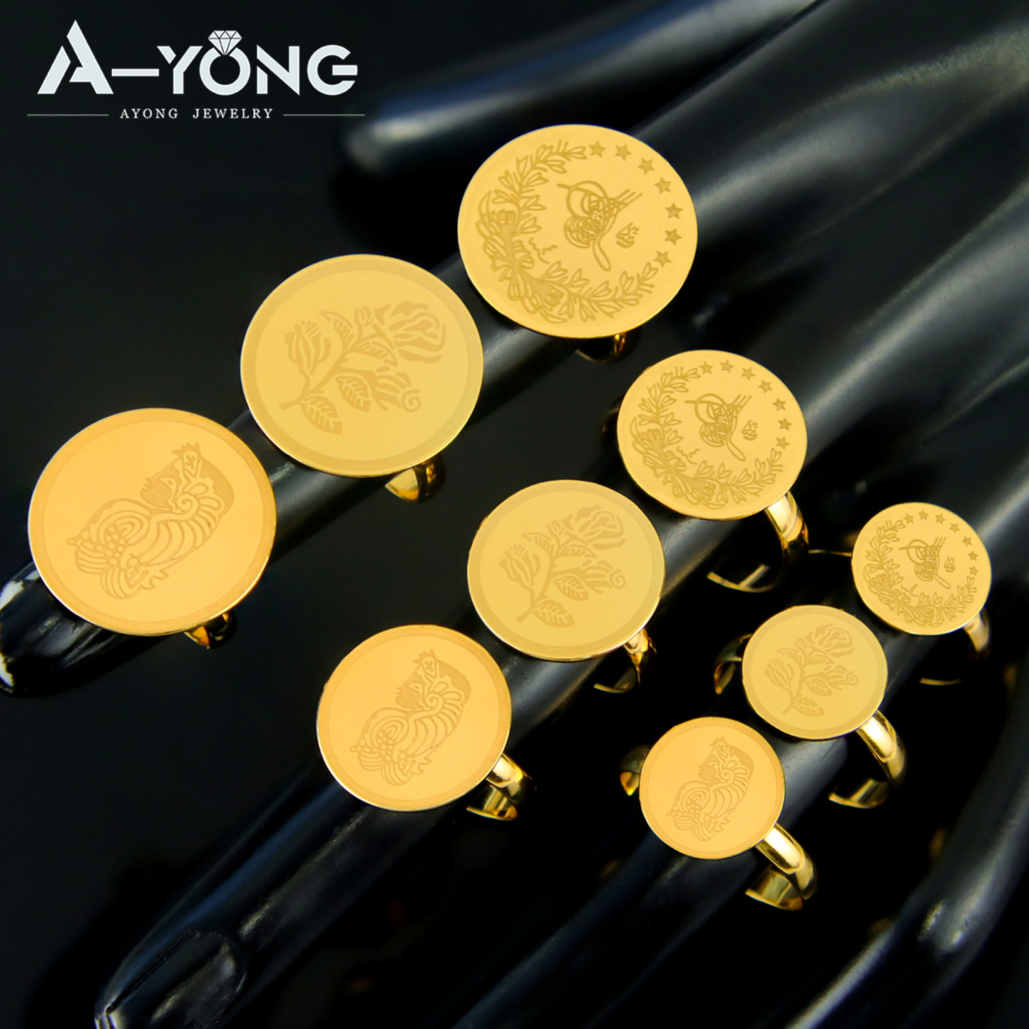 Turkish Coins Rings 18k Gold P - Ethnic Fashion Dubai recensie en prijs