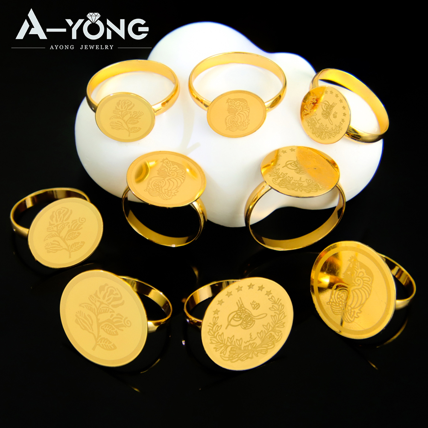 Turkish Coins Rings 18k Gold P - Ethnic Fashion Dubai recensie en prijs