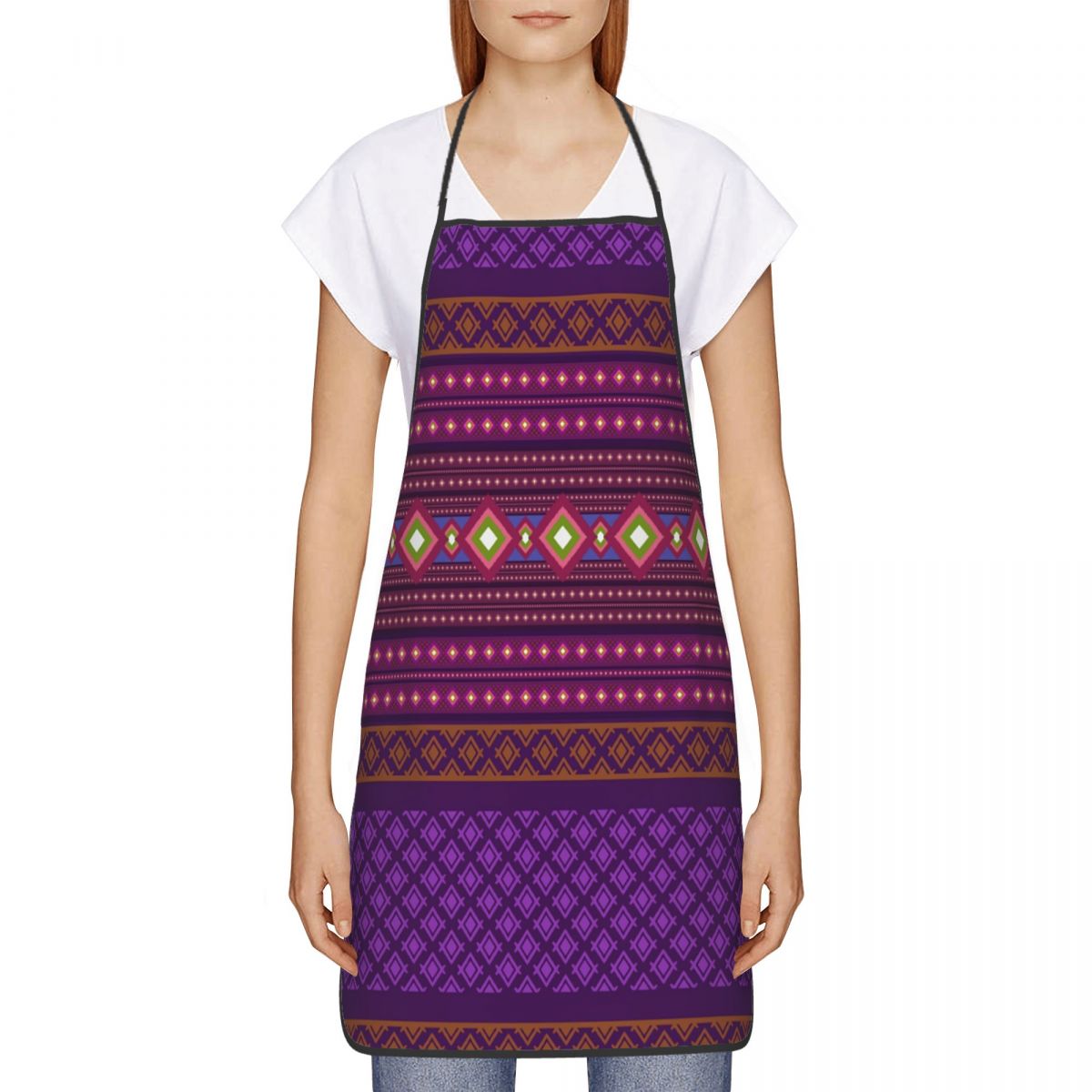 Custom Bib Ikat Geometric Trib - Ikat Woven Fabric recensie en prijs