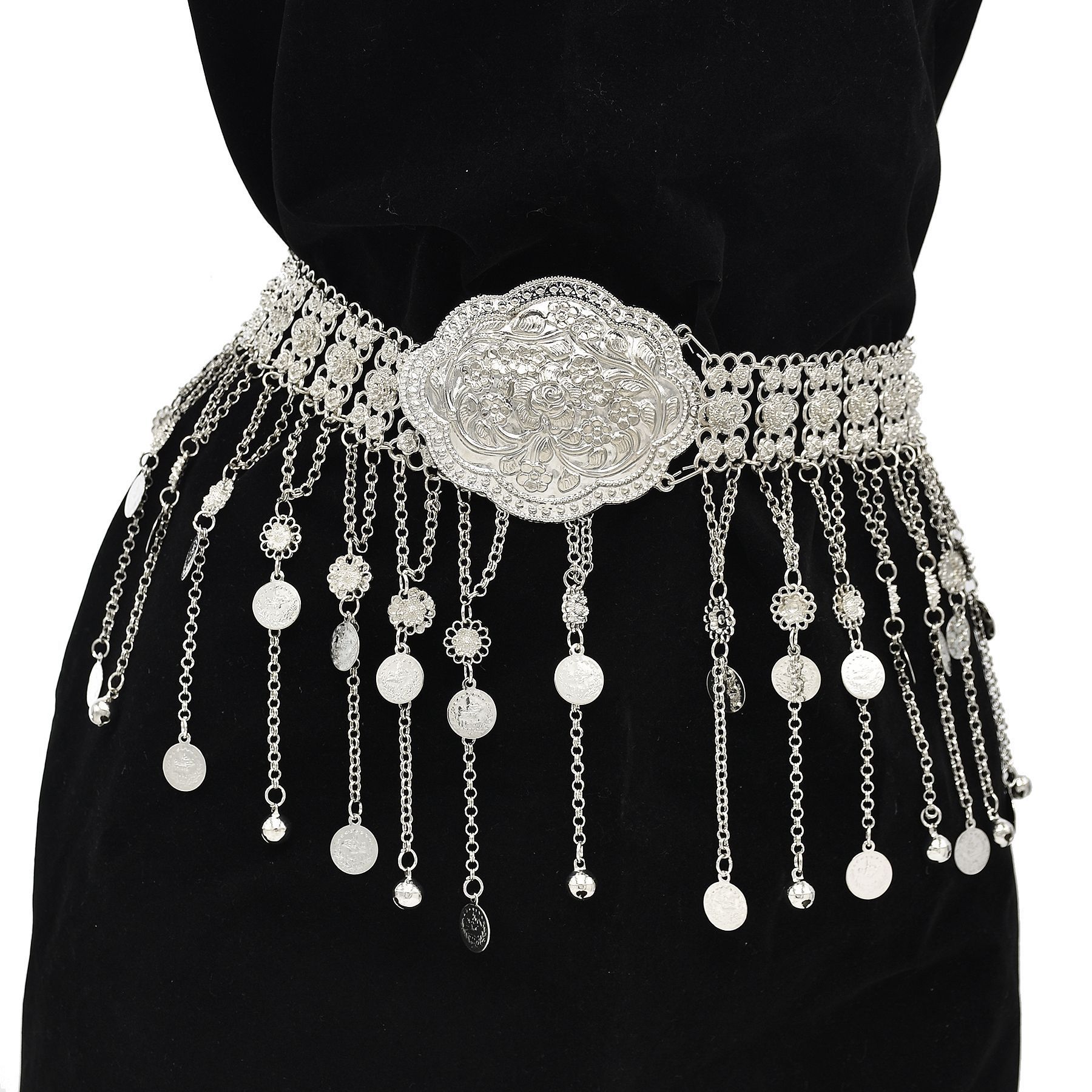 Silver Plated Moroccan Caftan  - Ethnic Fashion Co In recensie en prijs