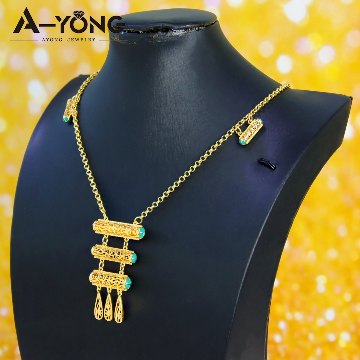 Ethiopia Gold Plated Bridal Je - Ethnic Fashion Dubai recensie en prijs