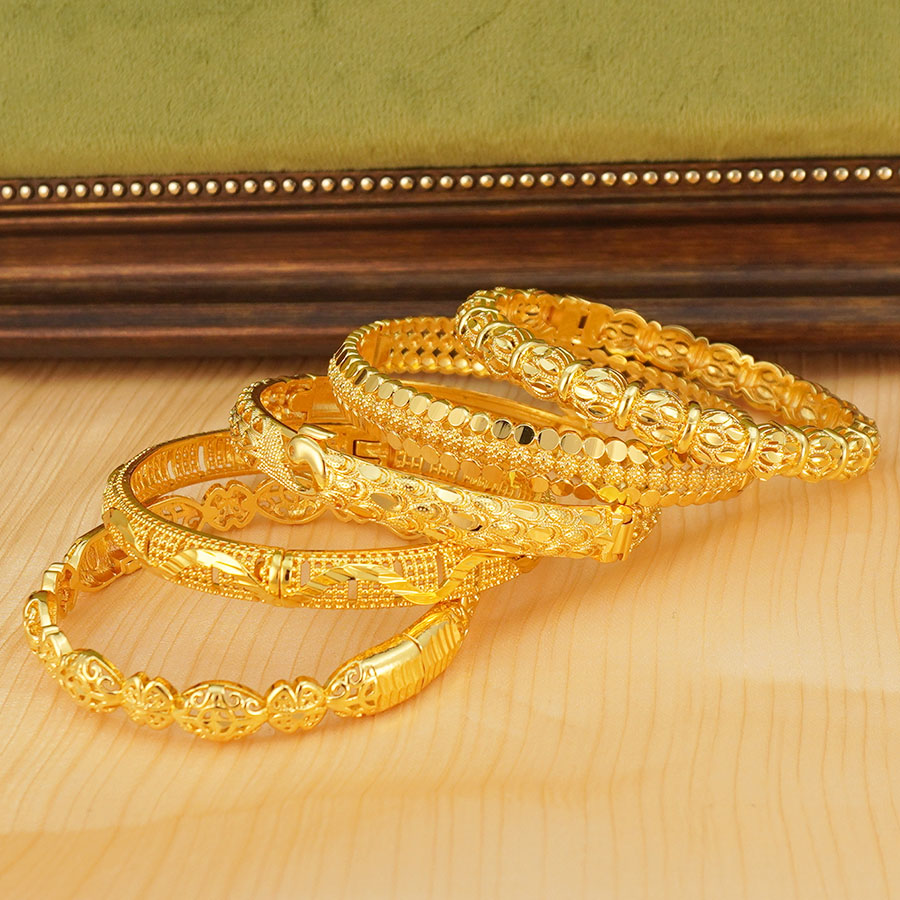1Pcs Gold Tone Peacock Carved  - Ethnic Fashion Dubai recensie en prijs