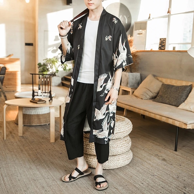 Yukata Haori Men Japanese Kimo - Haori Japanese Jacket recensie en prijs