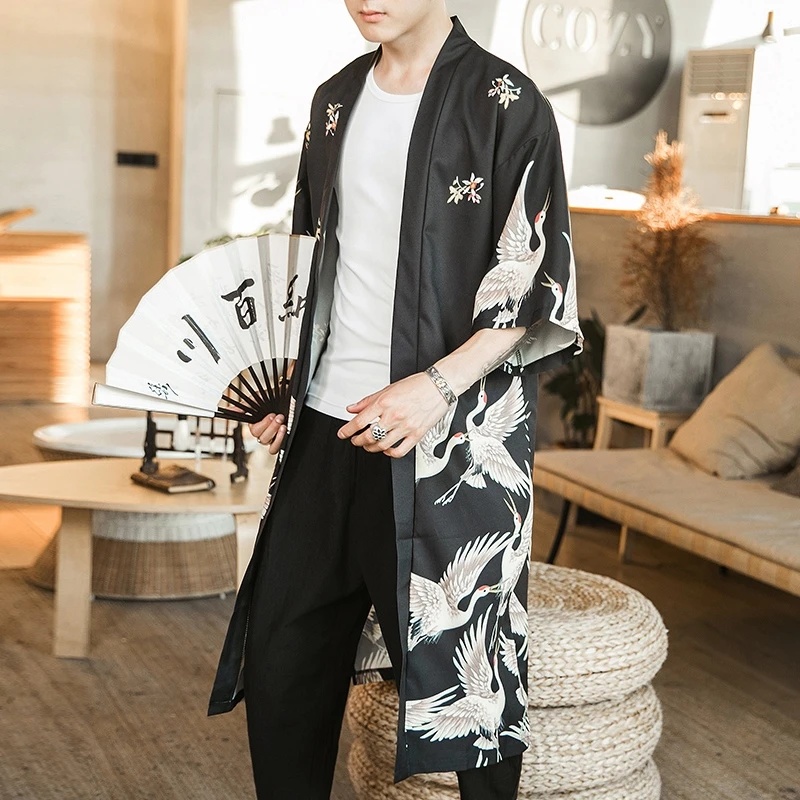 Yukata Haori Men Japanese Kimo - Haori Japanese Jacket recensie en prijs
