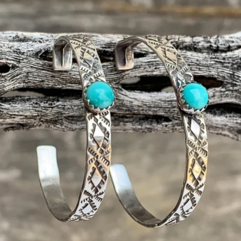 Ethnic Silver Color Blue Stone - Ethnic Fashion Wear For Women recensie en prijs