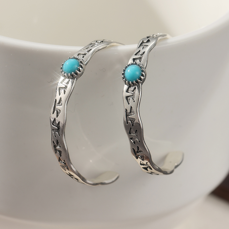 Ethnic Silver Color Blue Stone - Ethnic Fashion Wear For Women recensie en prijs