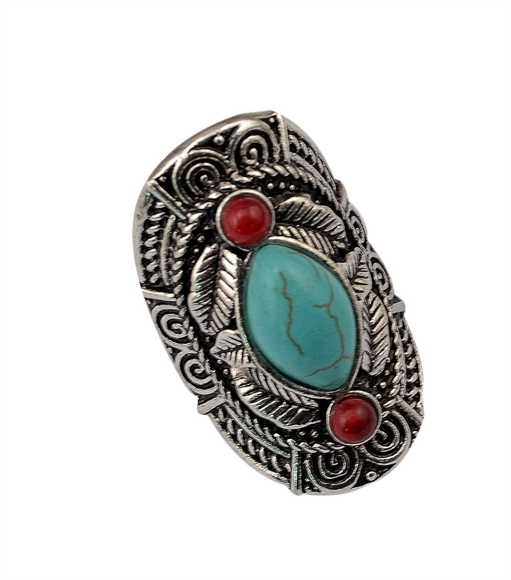 Boho Ethnic Tibet Turquoise Ri - Ethnic Fashion Pakistan recensie en prijs