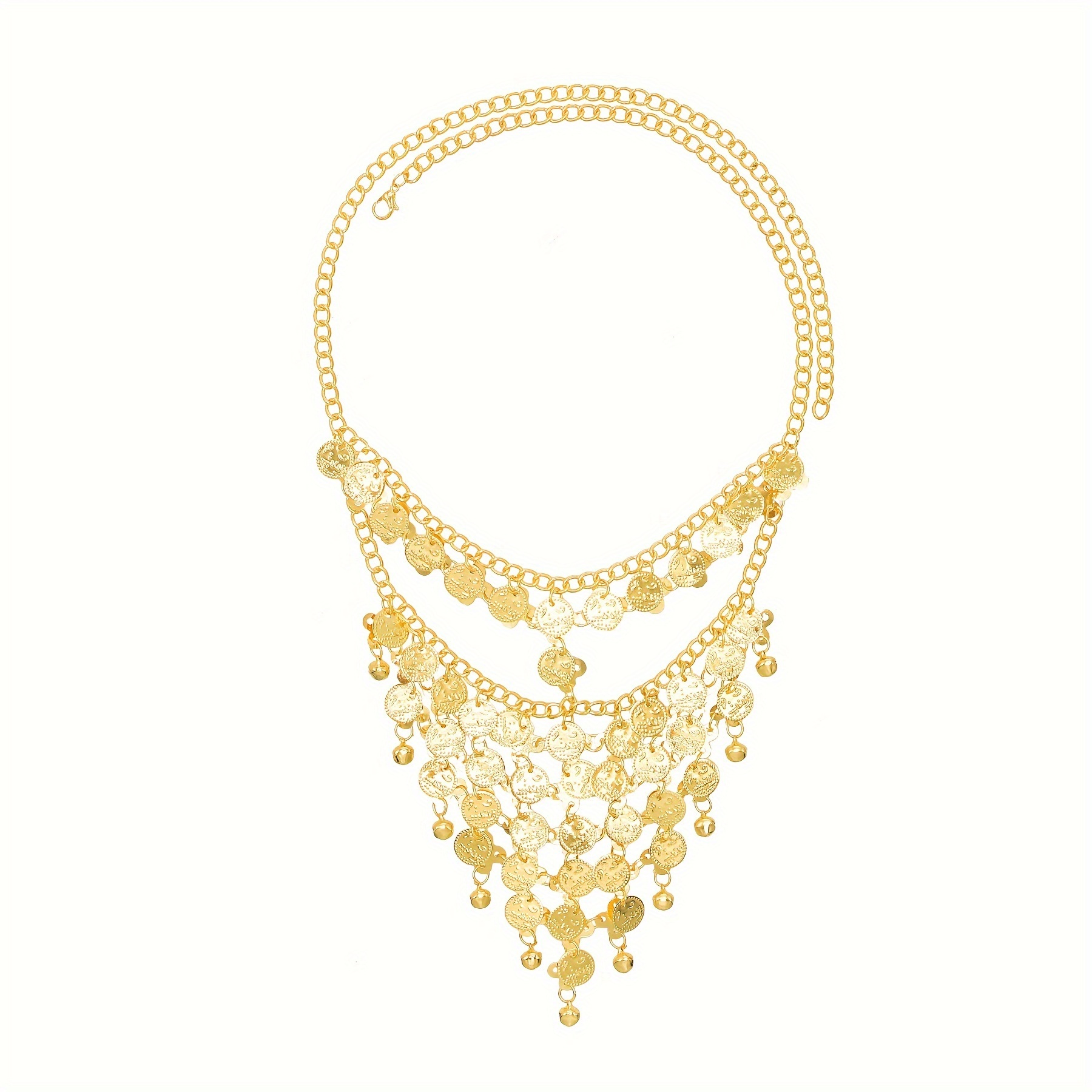 Gold Color Coins Long Chains T - Ethnic Fashion Co In recensie en prijs