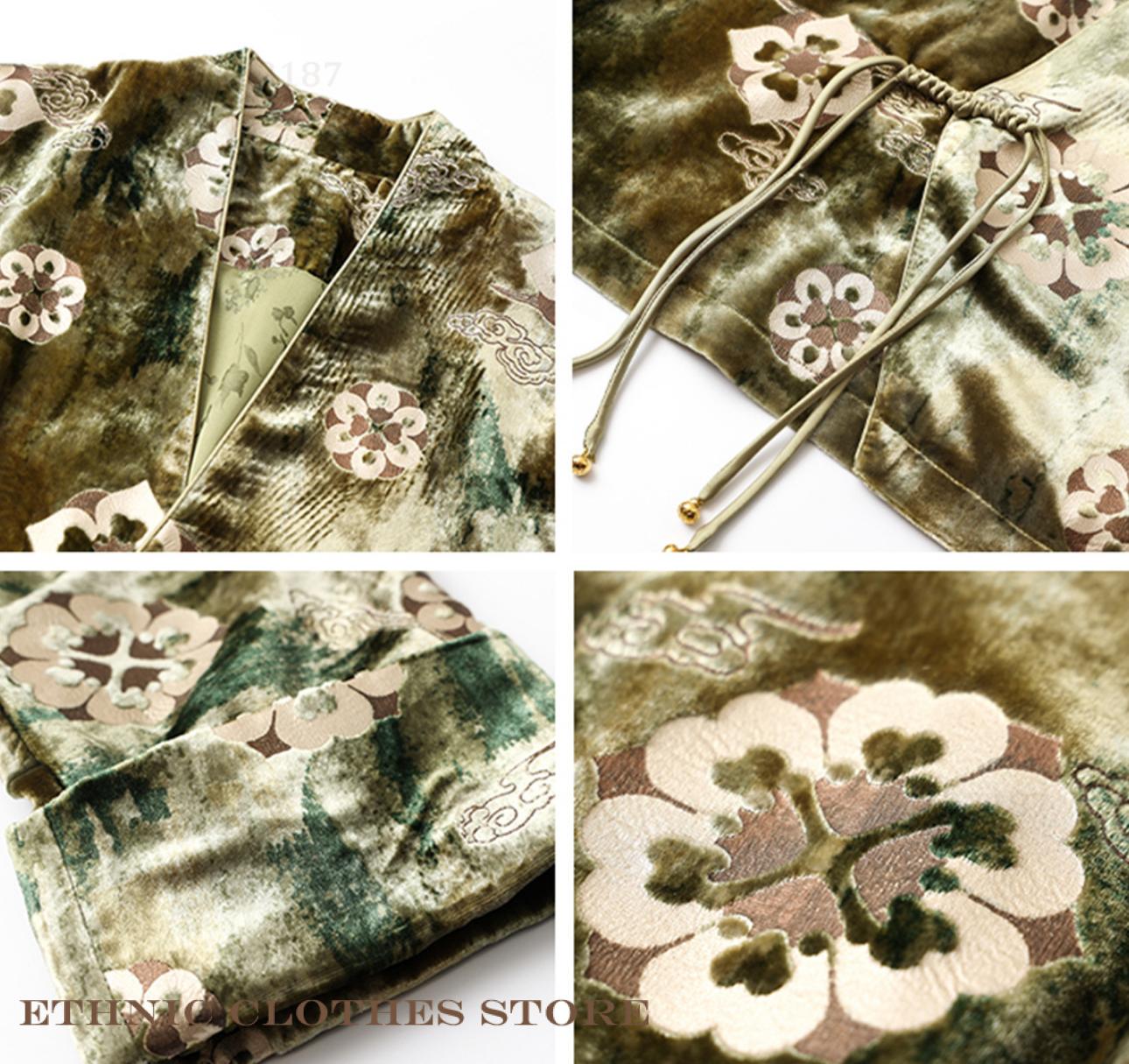 Velvet Female Japanese Kimono  - Haori Japanese Jacket recensie en prijs