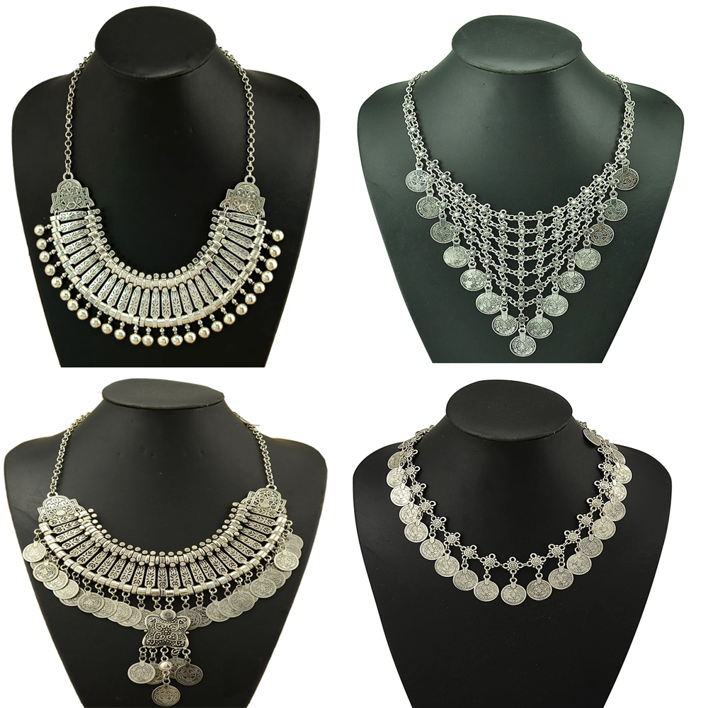 Multi-style Vintage Coin Choke - Ethnic Fashion Pakistan recensie en prijs