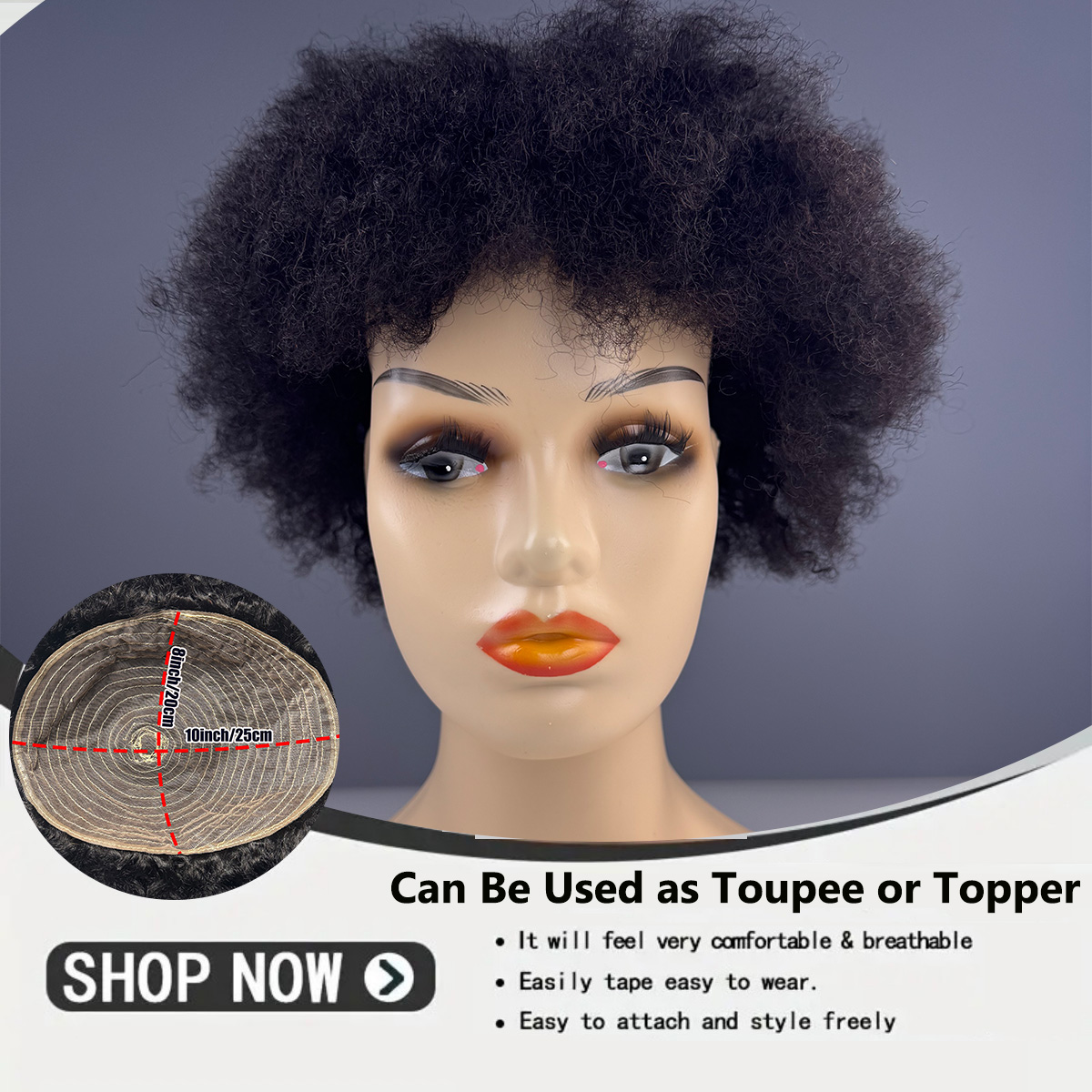 Unisex Human Hair Toupee or To - Ethnic Fashion India recensie en prijs