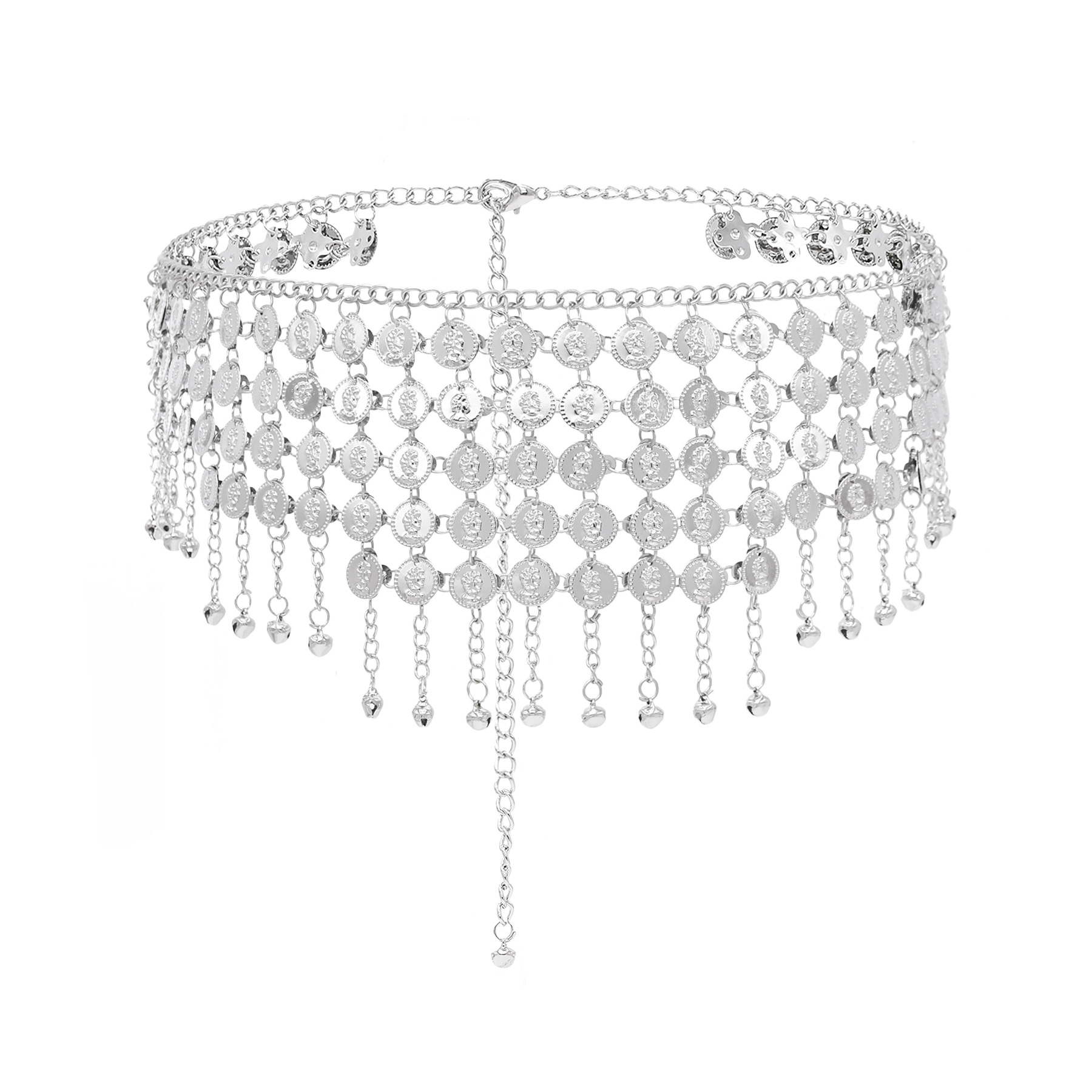Fashion Alloy Coins Tassel Wai - Ethnic Fashion Co In recensie en prijs