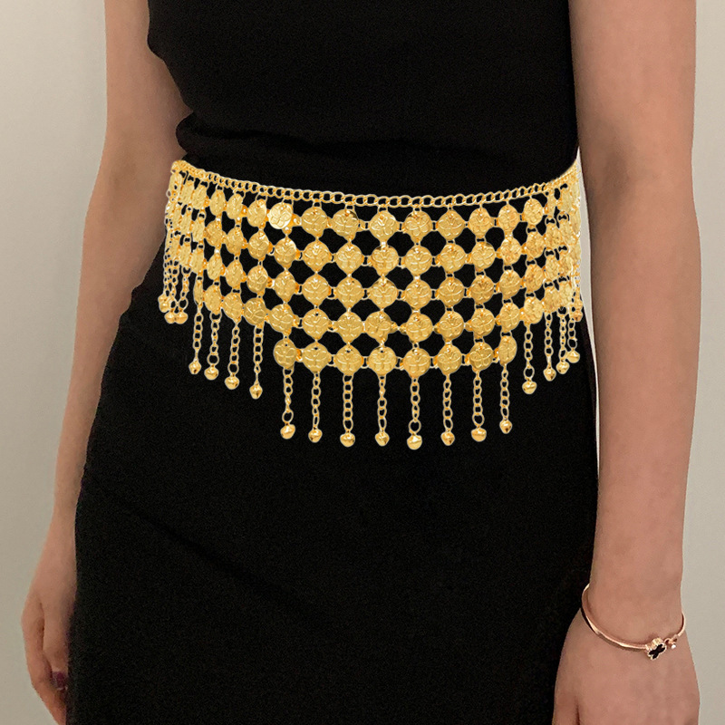 Fashion Alloy Coins Tassel Wai - Ethnic Fashion Co In recensie en prijs