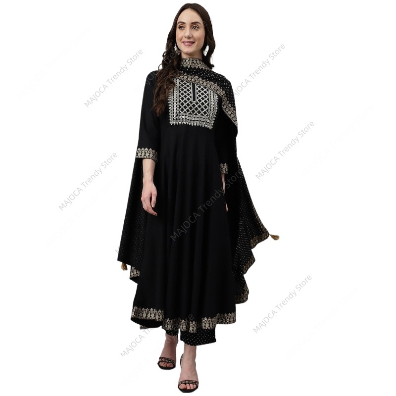 Indian Pakistani Women Black R - Salwar Kameez Set recensie en prijs