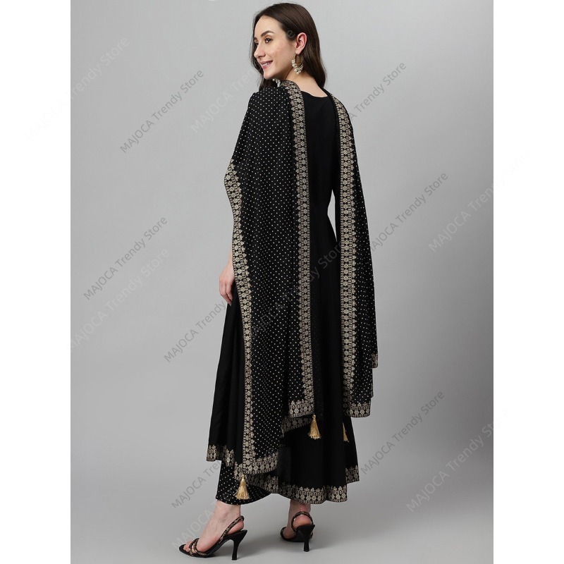 Indian Pakistani Women Black R - Salwar Kameez Set recensie en prijs