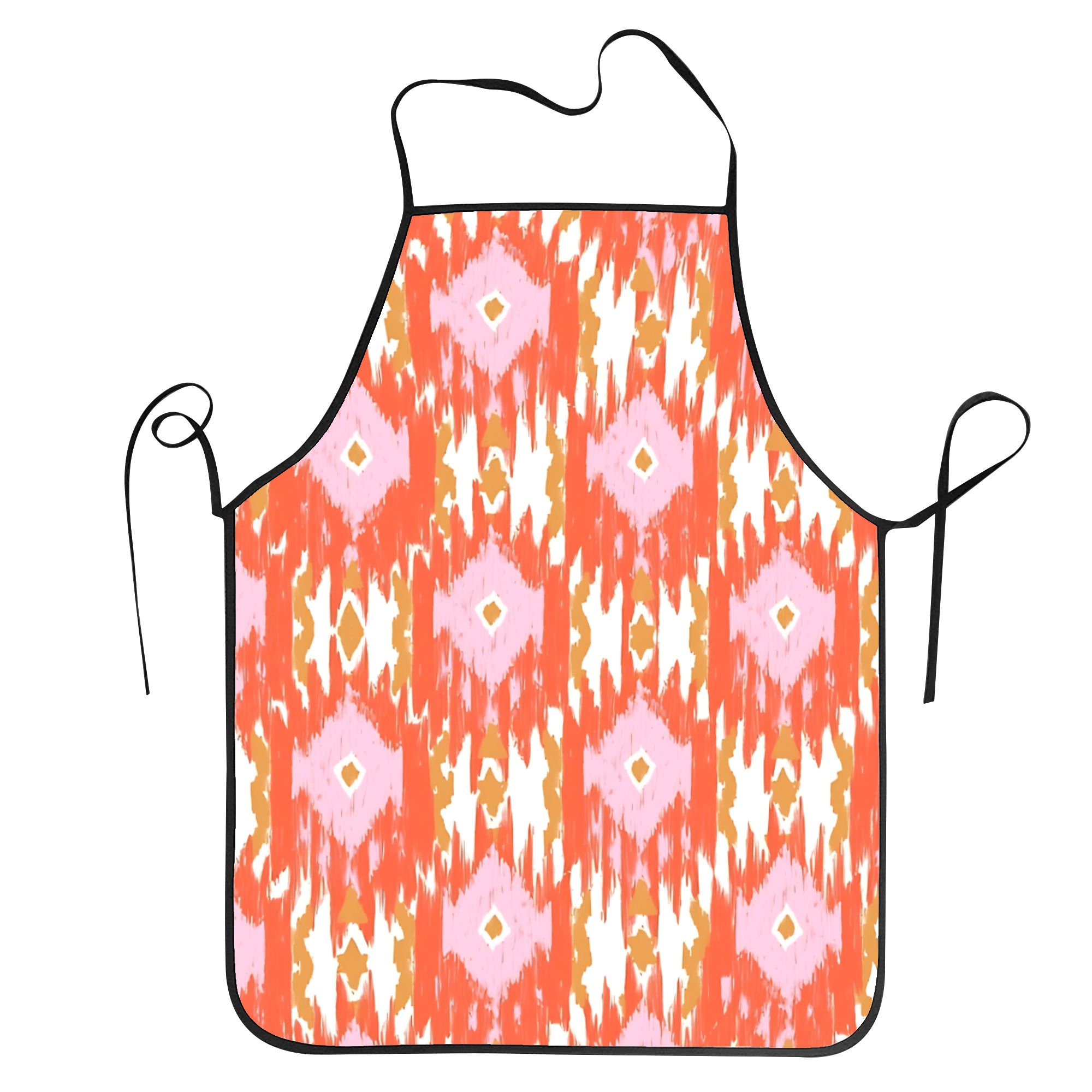 Ikat Moorish Coral Orange Apri - Ikat Woven Fabric recensie en prijs