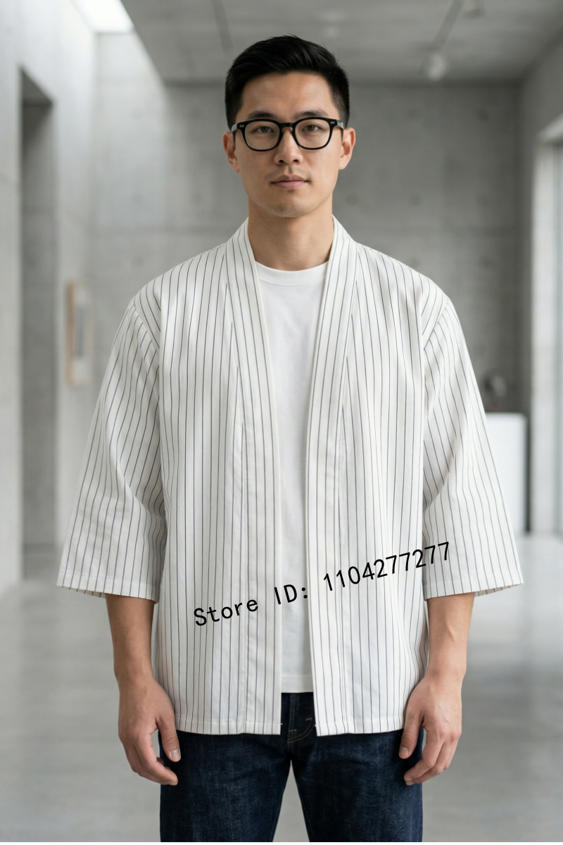 Japanese Striped Kimono Cardig - Haori Japanese Jacket recensie en prijs