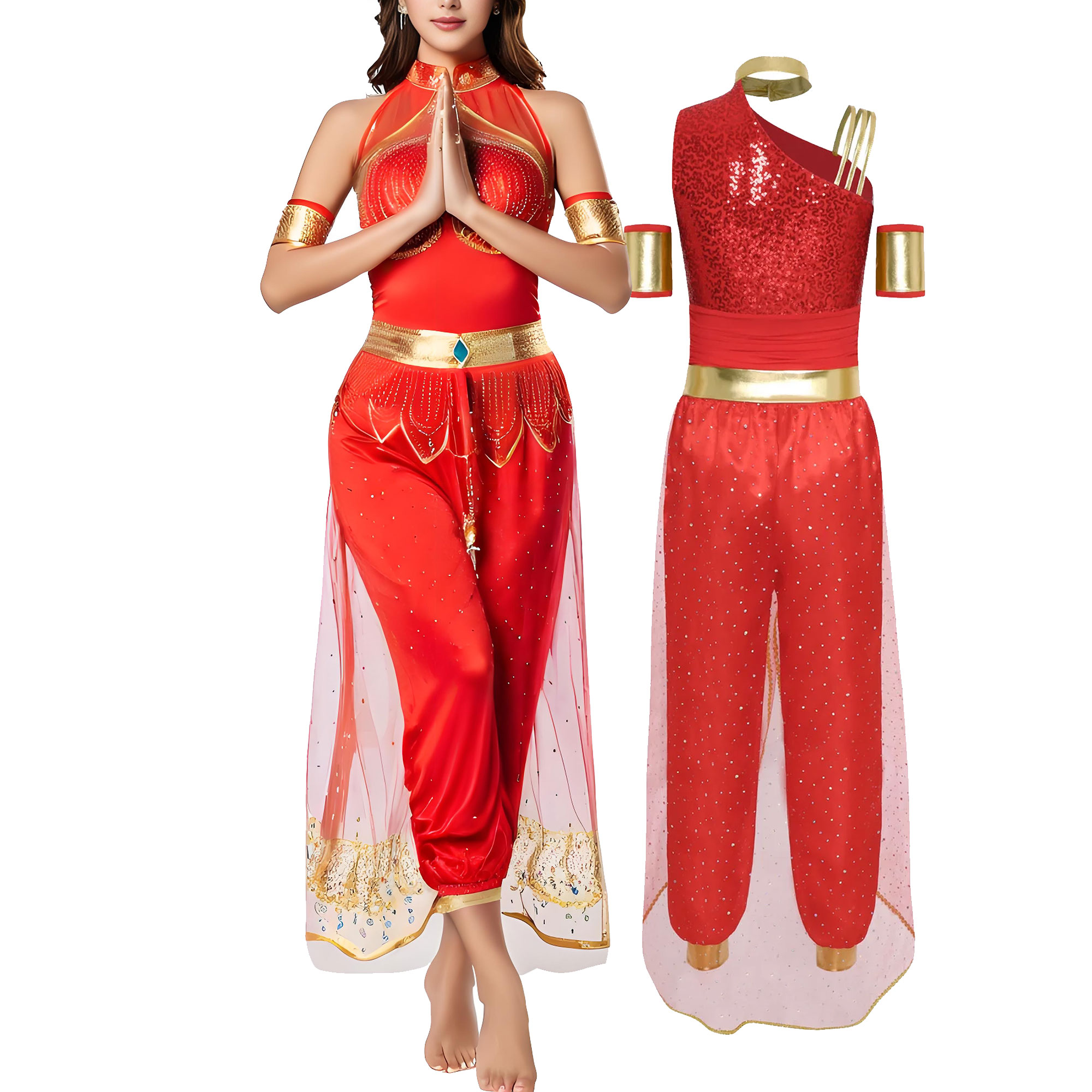Womens Arabian Princess Dress  - Ethnic Fashion India recensie en prijs