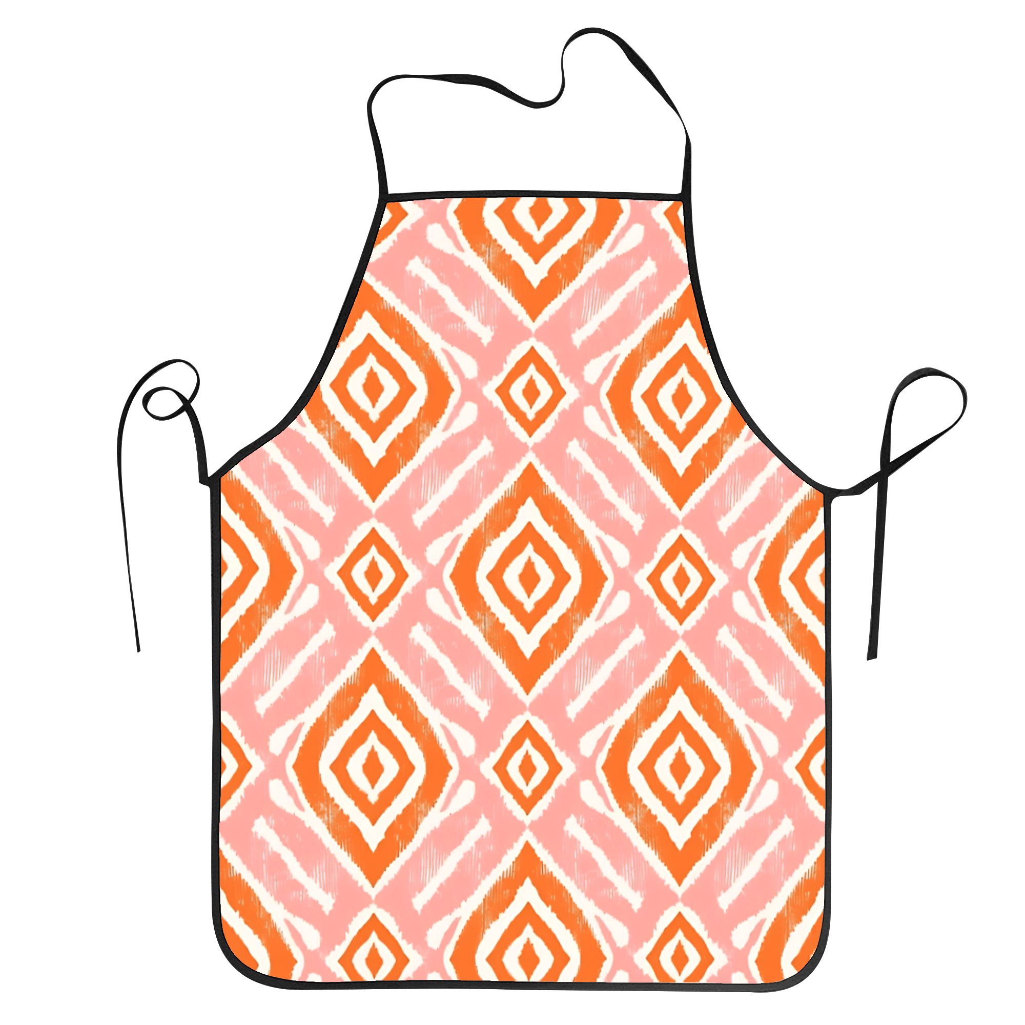 Ikat Moorish Coral Orange Apri - Ikat Woven Fabric recensie en prijs