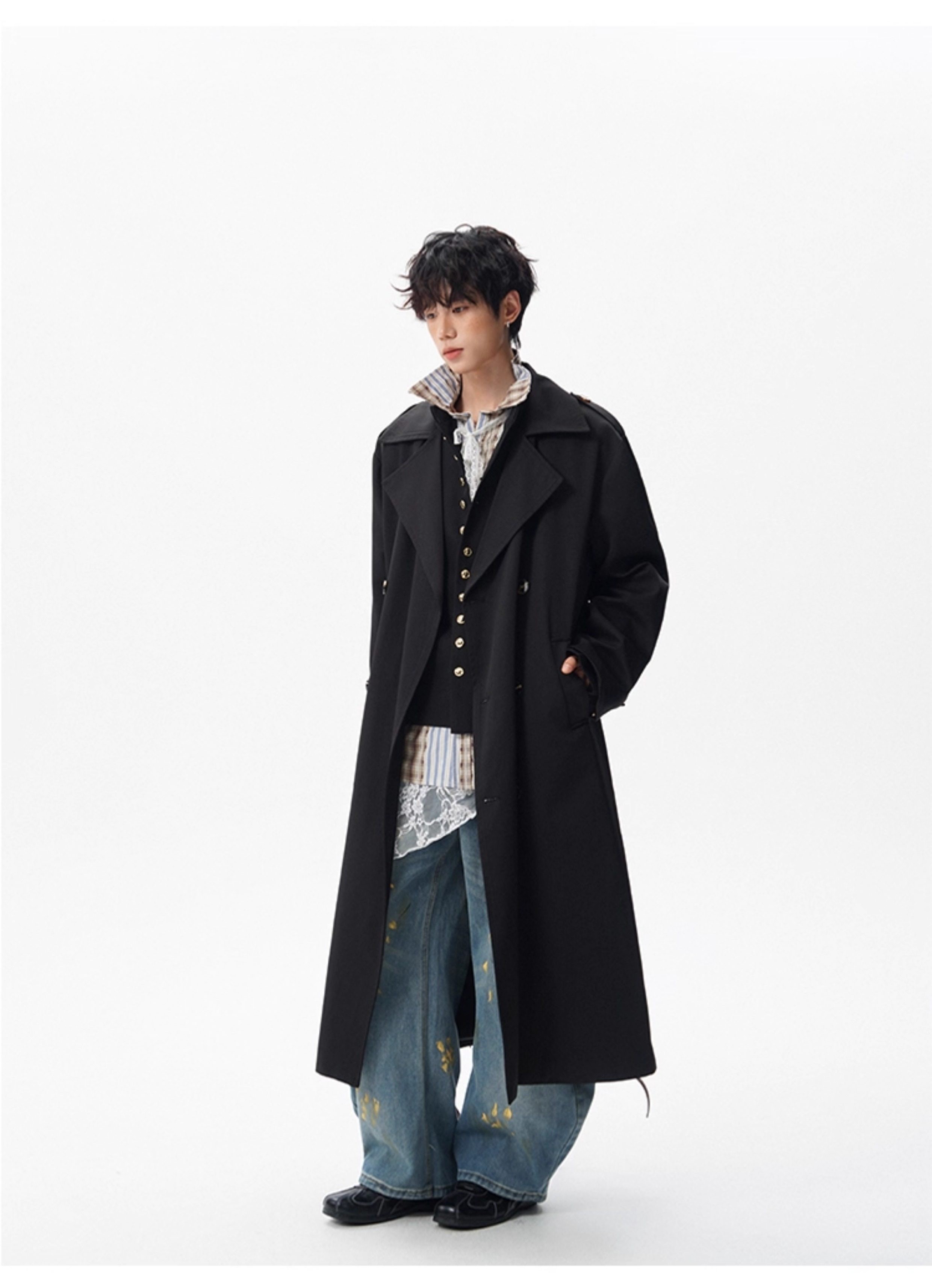 Trench Grey Coat Mens World Va - Ethnic Fashion World recensie en prijs
