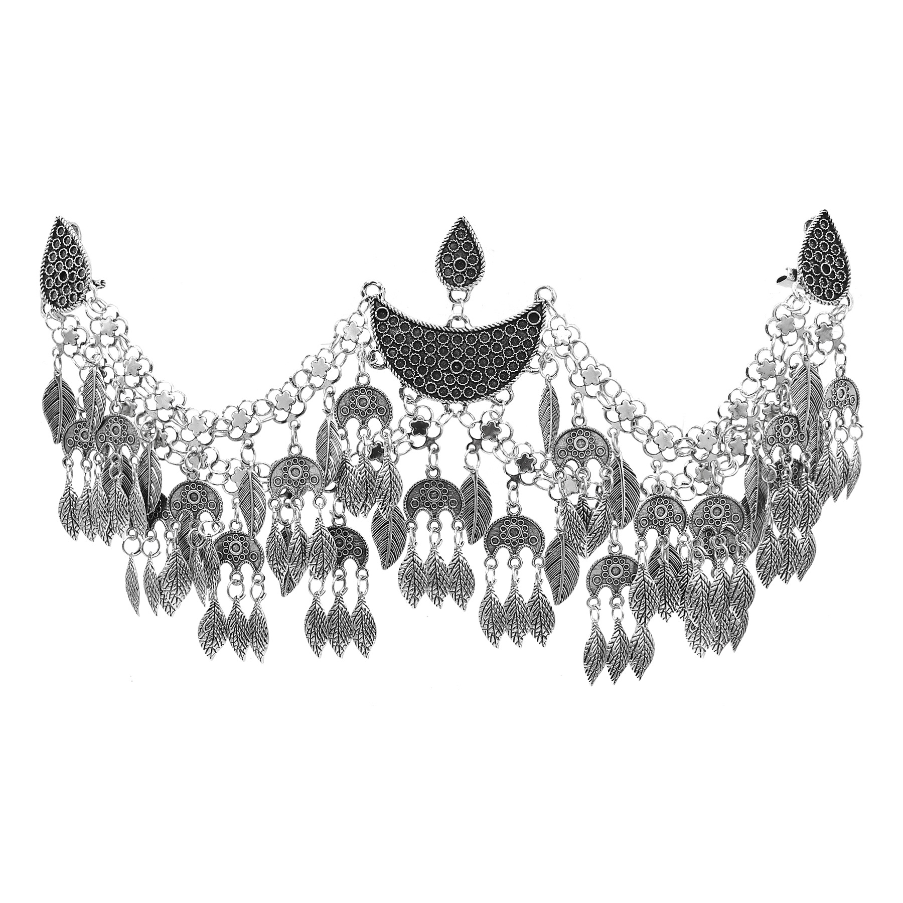 Vintage Silver Ethnic Multilay - Ethnic Fashion Pakistan recensie en prijs