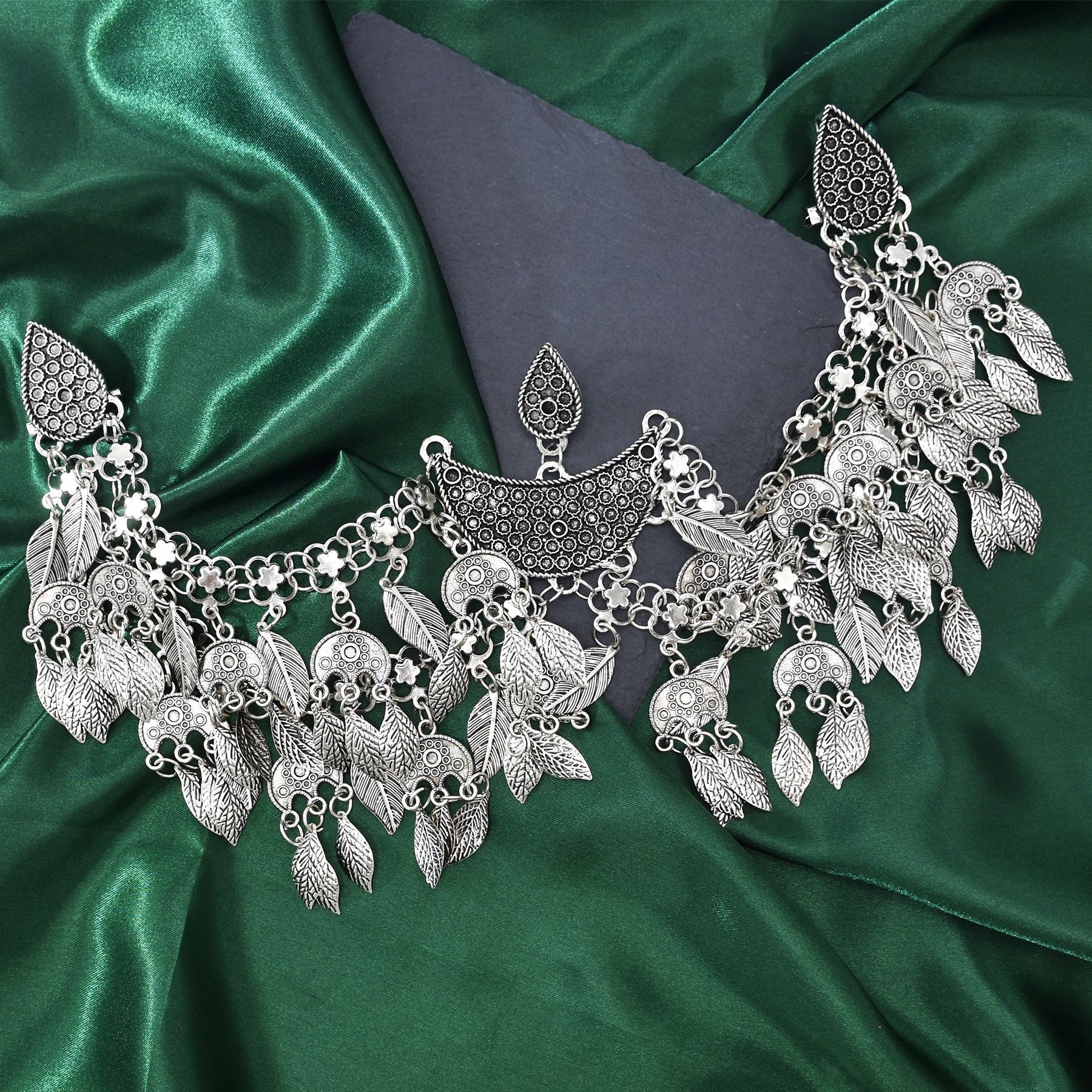 Vintage Silver Ethnic Multilay - Ethnic Fashion Pakistan recensie en prijs