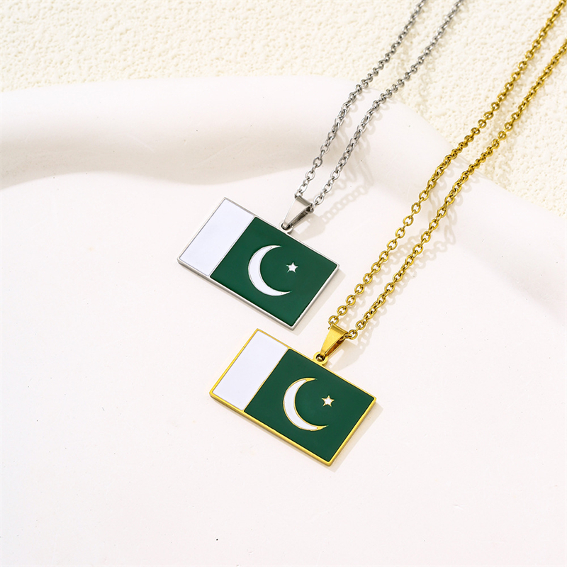 Pakistan National Flag Pendant - Ethnic Fashion Pakistan recensie en prijs