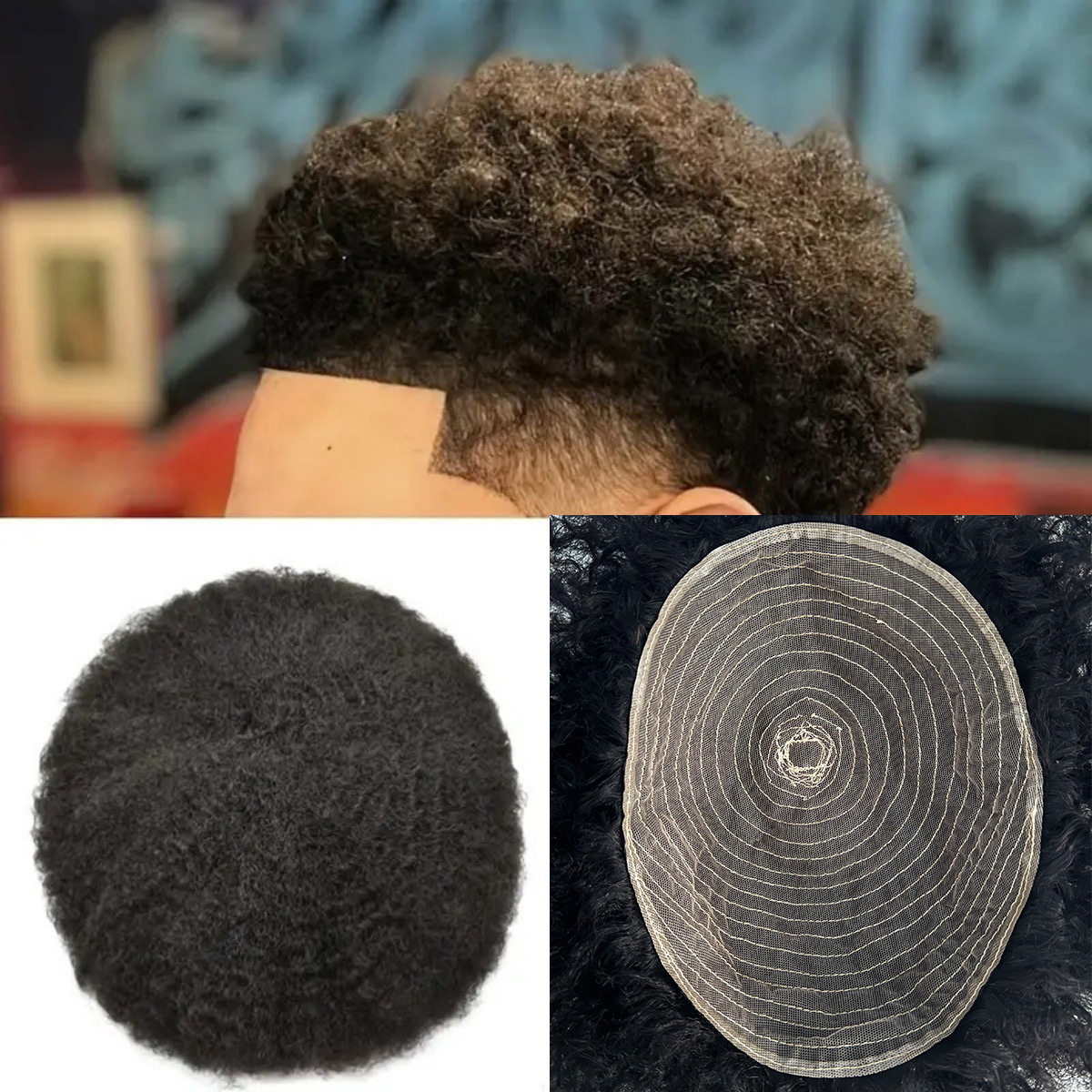 Afro Style Hair Toupee for Men - Ethnic Fashion India recensie en prijs