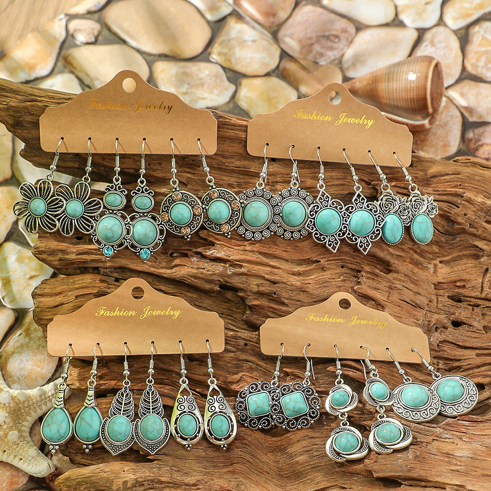 Ethnic Style Drop Earrings wit - Ethnic Fashion Wear For Women recensie en prijs