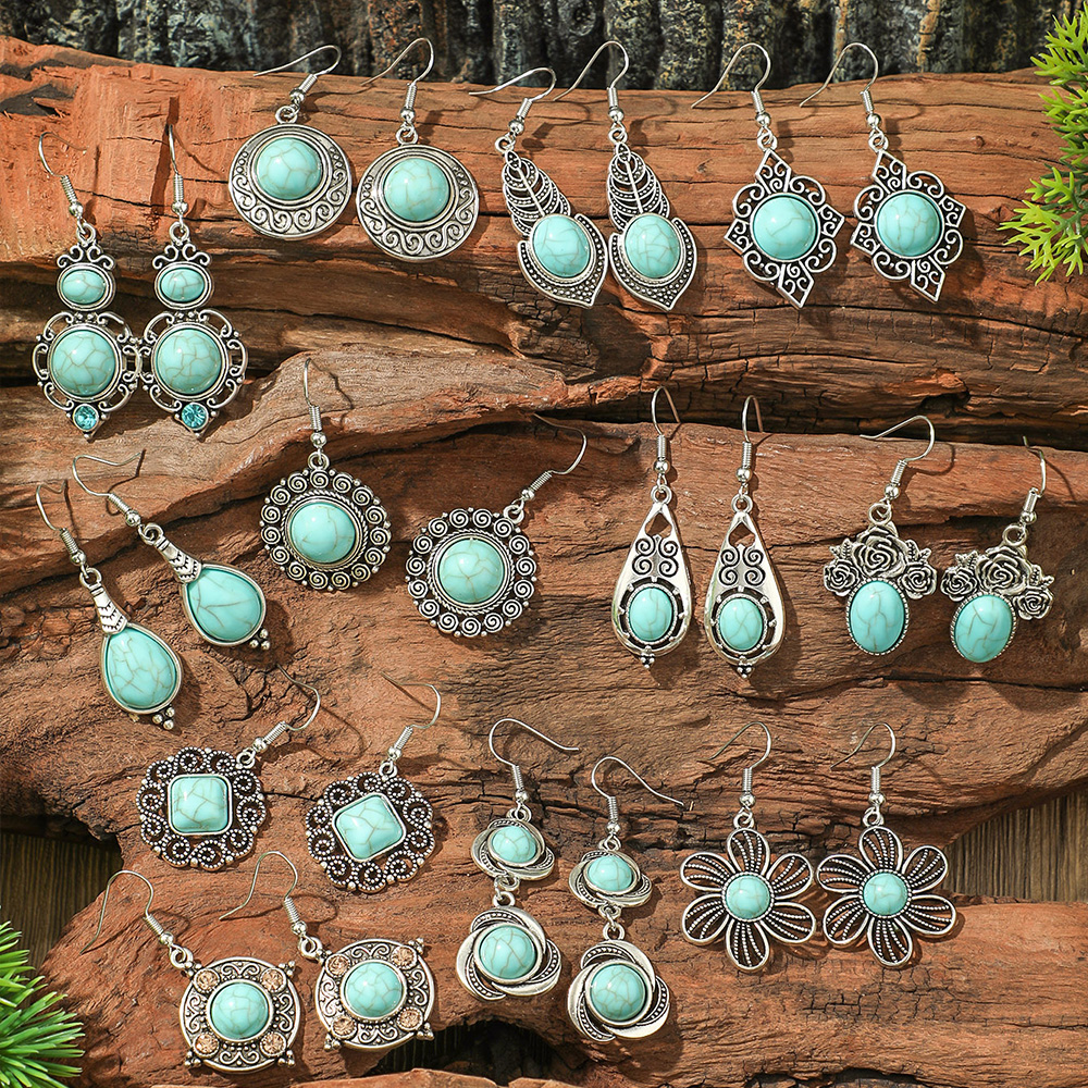 Ethnic Style Drop Earrings wit - Ethnic Fashion Wear For Women recensie en prijs