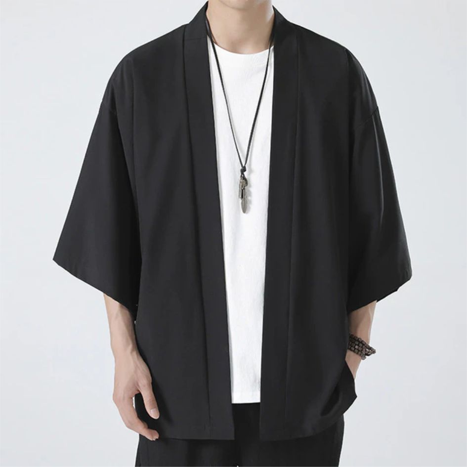 Hot Men's Lightweight Kimonos  - Haori Japanese Jacket recensie en prijs