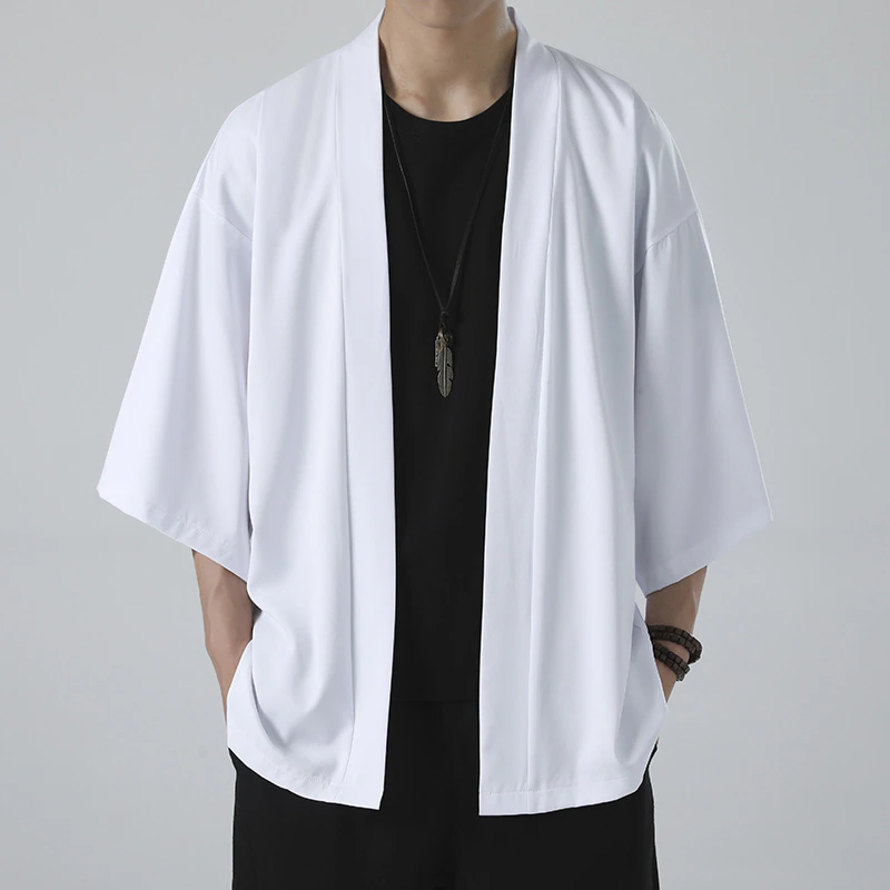 Hot Men's Lightweight Kimonos  - Haori Japanese Jacket recensie en prijs