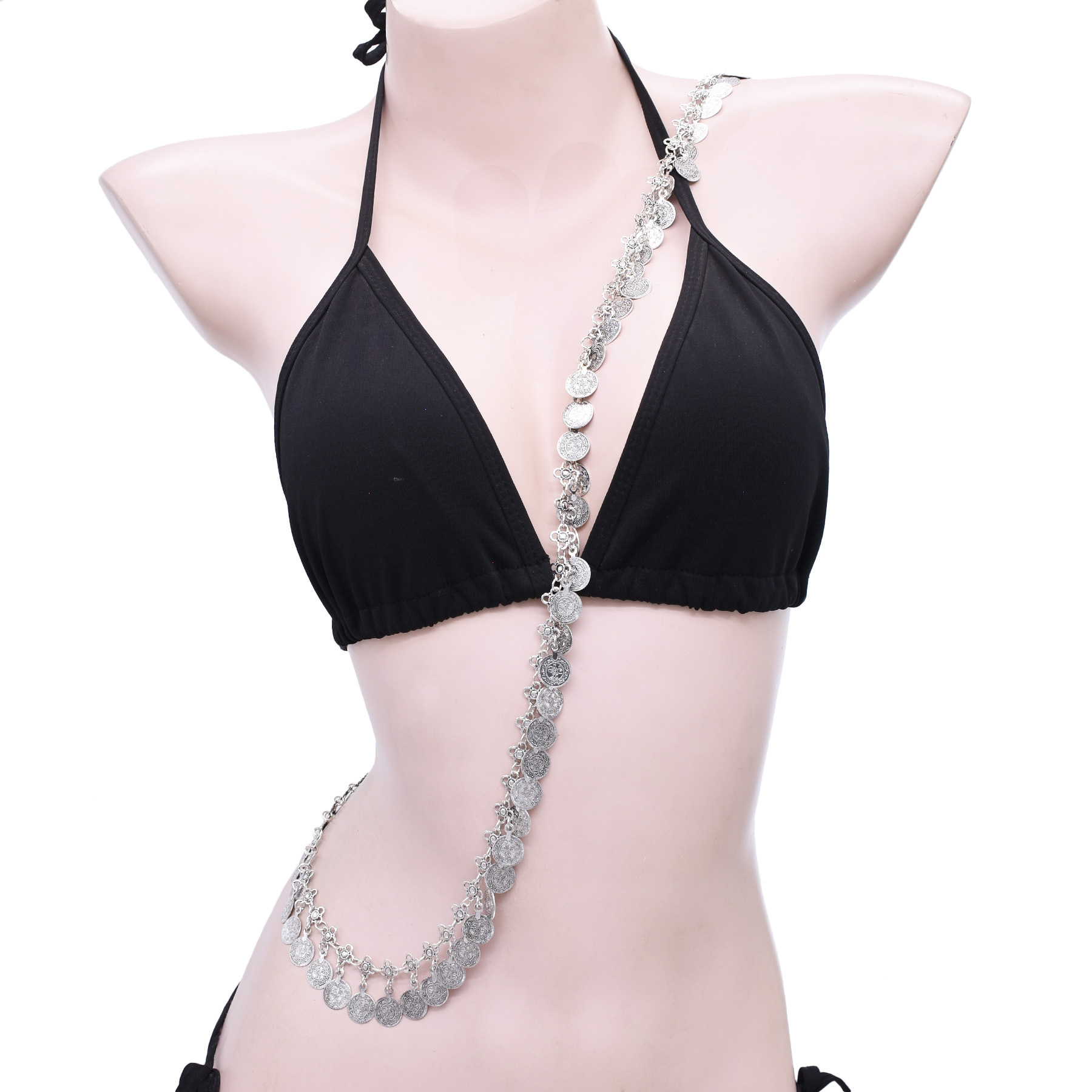 Silvery Alloy Coins Tassel Sho - Ethnic Fashion Pakistan recensie en prijs