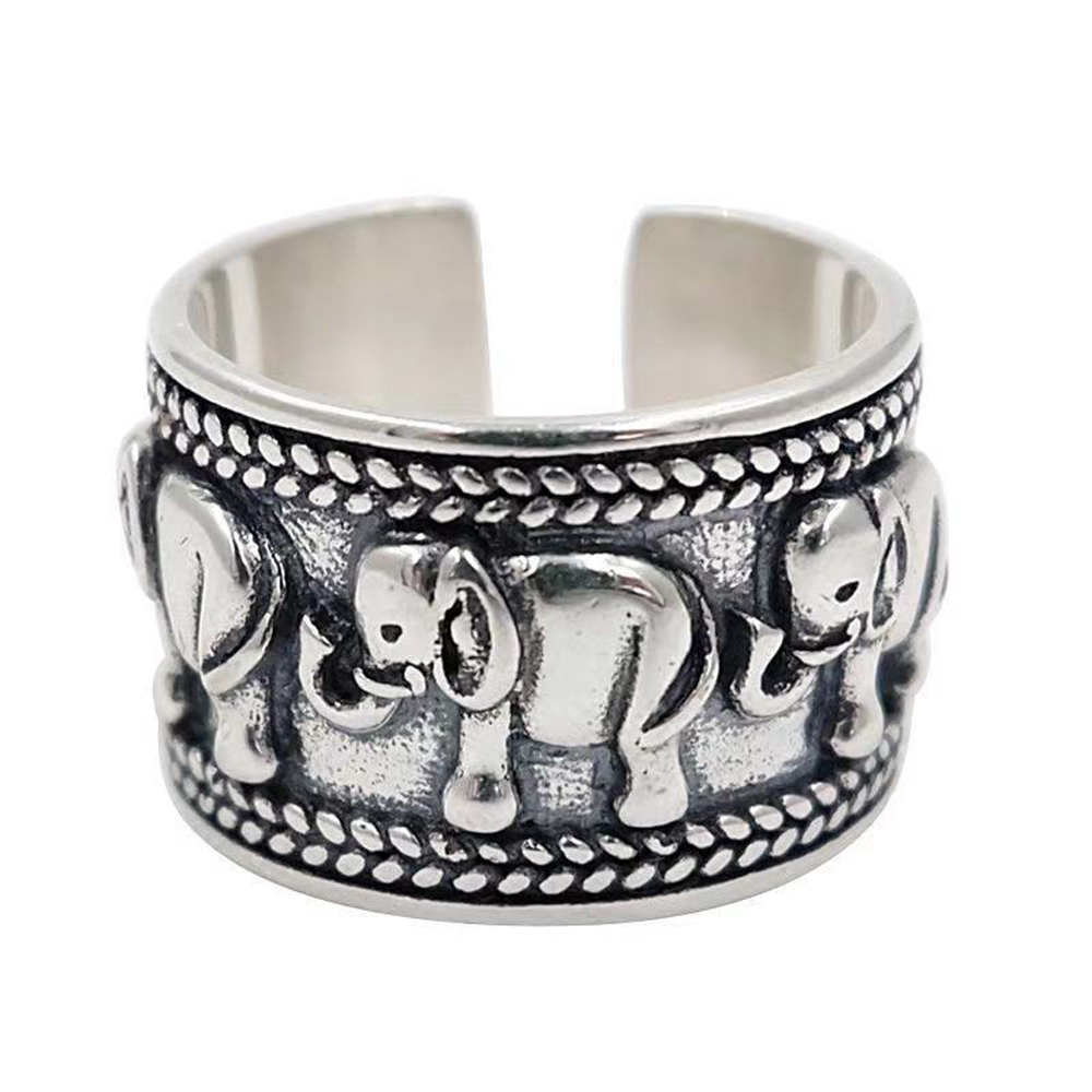 Punk Vintage Silvery Elephant  - Ethnic Fashion Pakistan recensie en prijs