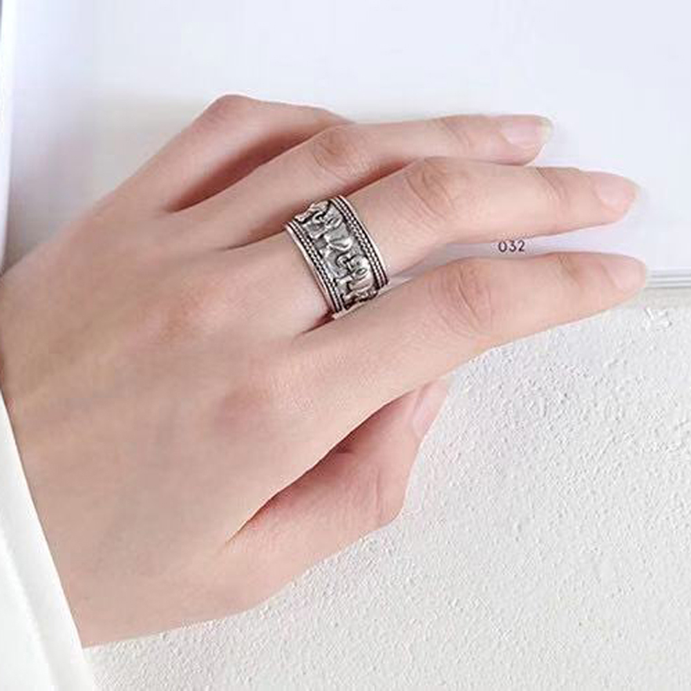 Punk Vintage Silvery Elephant  - Ethnic Fashion Pakistan recensie en prijs