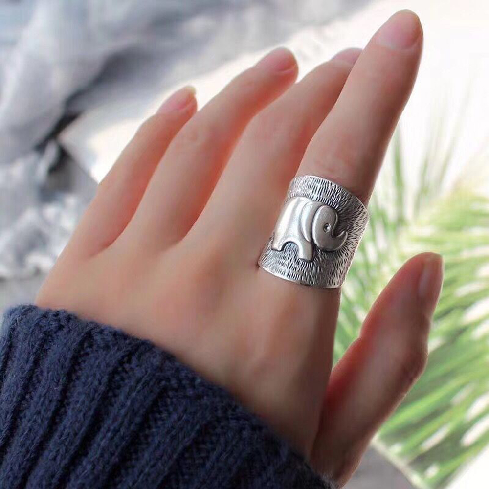 Punk Vintage Silvery Elephant  - Ethnic Fashion Pakistan recensie en prijs